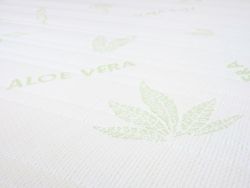Coutil stretch polyester, fibres imprégnés à l’aloe vera, naturellement traité aux huiles essentielles