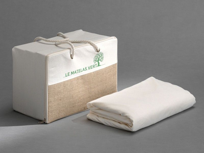 Protège Matelas Bébé Pure Laine Bio Naturel - France